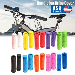 1 Paar weiche Gummi Lenkerendengriffe für Fahrrad MTB BMX Rennrad Mountainbike - Bild 1 von 22
