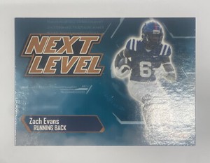 2023 SAGE Low Series Zach Evans GOLD Next Level Rookie Card-Ole Miss