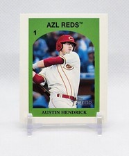 2021 Topps Heritage Minor League AUSTIN HENDRICK 1972 Venezuelan Stamp