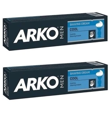 Arko Men Cool Shaving Cream 100ml Each Barber & Home Use (2 Pcs Offer)