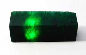 462.50 CT Colombian Green Emerald Natural Rough Huge Loose Gemstone - Picture 1 of 7
