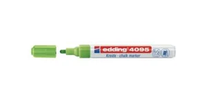 edding Kreidemarker 4095 hellgrün Strichbreite 2-3 mm Rundspitze - Bild 1 von 2