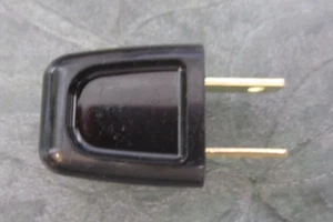 Enchufe vintage Academy de 2 piezas para usar con cable SPT-1 no polarizado negro... - Imagen 1 de 7