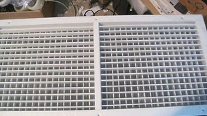 Nilor Acero Ventilación 61DH - Horizontal (Largo) Hojas Delanteras 28 X 12 LOTE N500 - Imagen 1 de 2