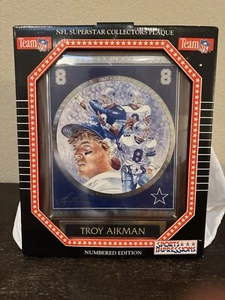 Troy Aikman 1994 NFL Superstar Collectors Plaque w/cert of authenticity 3008-62 - Picture 1 of 1