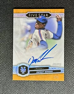 2021 Dwight Gooden Autograph SSP /5 New York Mets - Picture 1 of 2