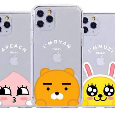 Funda de gelatina transparente Kakao Friends Peekaboo para iPhone 6/6S iPhone 6/6S Plus Foto 1 de 4