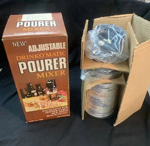 Drinko' Matic Pourer Mixer Glass Measure Drinkomatic Vtg Retro Drink Bar New NOS - Picture 1 of 14
