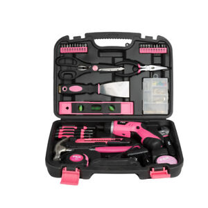 135 Teilig Werkzeugset Pink Lady Werkzeugkasten Werkzeugkoffer Werkzeugkiste