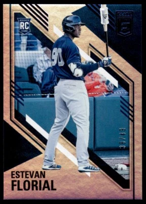 2021 Panini Chronicles Elite PURPLE /49 RC Estevan Florial New York Yankees #41 - Image 1 of 2