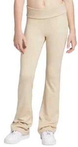 DSG Girls' Momentum Foldover Waist Flare Leggings Sandy Slate, Sz XS - Picture 1 of 5