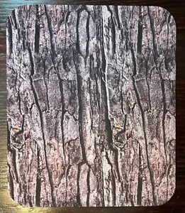 Camo Bark Mousepad Non-Slip Mouse Pad Approx. 8"Hx 9.5"W - Picture 1 of 7