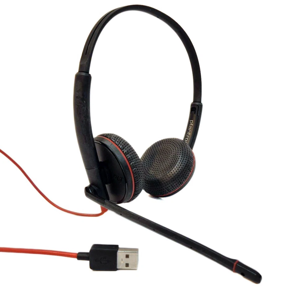 Plantronics Blackwire C3200 Stereo Isolanti 3.5mm Usb-A Jack Cuffie - Immagine 1 di 1