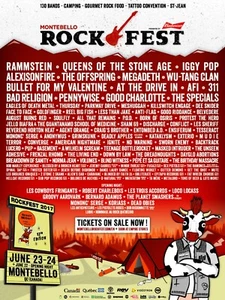 MONTEBELLO ROCKFEST 2017 QUEBEC, CANADA CONCERT POSTER: Rammstein, Offspring - Picture 1 of 1