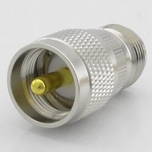 Adaptador de enchufe hembra tipo N PL259, enchufe UHF macho - Imagen 1 de 5