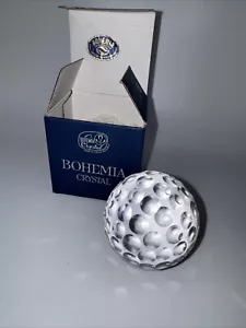Pisapapeles Bohemia Plomo Cristal Pelota de Golf ¡Debes verlo! República Checa - Imagen 1 de 11