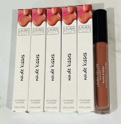 5 Laura Geller Nude Kisses Lip Hugging Lip Gloss - Tan Lines - 0.10oz - Image 1 of 3
