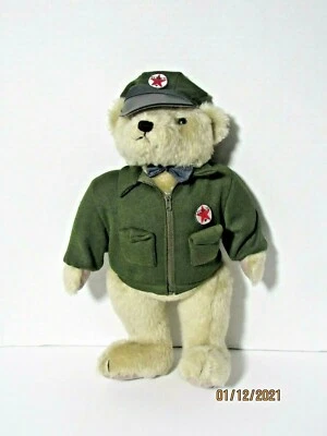 1997 1ª Edición TEX The Full Service Texaco Bear Peluche 15" Con Chaqueta Y Sombrero  Foto 1 de 4