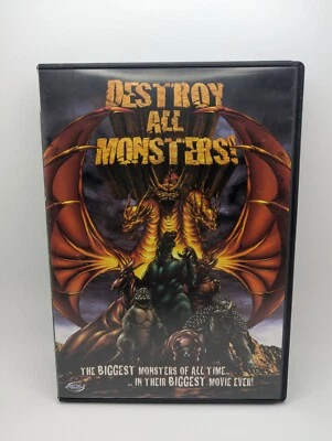 Destroy All Monsters (DVD, 2000) With Insert 1968 Very Rare Godzilla Japan  - Image 1 of 4