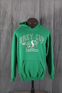 Saskatchewan Roughriders Hoodie (Retro) - 2007 Grey Cup Champions - Men's Large - Picture 1 of 8