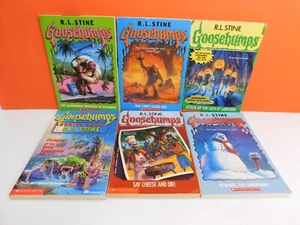 Goosebumps Books Lot of 6 R.L. Stine Paperbacks 1990's Scholastic Children's - Picture 1 of 18