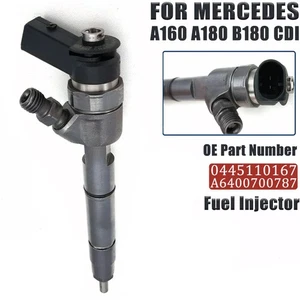 Fuel Injector 0445110167 A6400700787 For MERCEDES A160 A180 B180 CDI - Picture 1 of 6