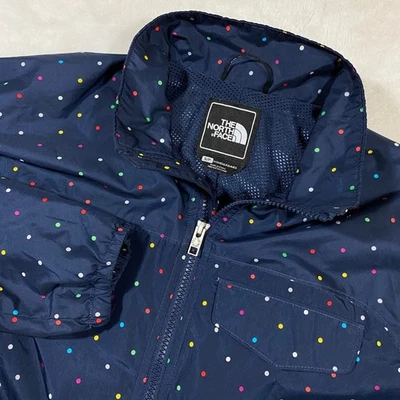Chaqueta cortavientos ligera a lunares The North Face colorida para mujer S Foto 1 de 4
