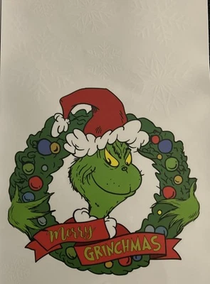 Se adhieren a ventana Grinch de 7 piezas con lados dobles para aula coche o hogar Foto 1 de 2