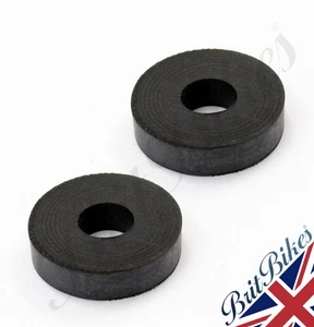 FUEL TANK MOUNTING WASHERS PAIR - TRIUMPH & BSA 500 650 MODELS 82-0967 82-4109 - Picture 1 of 6