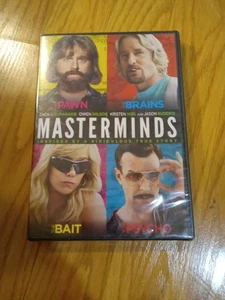 Masterminds (DVD, 2017) Factory Sealed  - Bild 1 von 2
