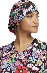 Dickies Men & Women Bouffant Scrubs Hat DK514, One Size, Love Hope Heal - Picture 1 of 6