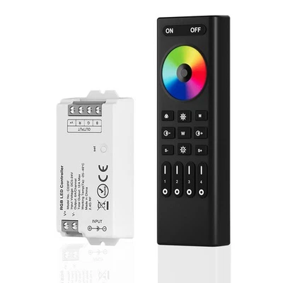 2.4G RF RGB Controller Kit C03RF Controller & RC03RFB 4-Zone Wireless Remote ... - Immagine 1 di 4