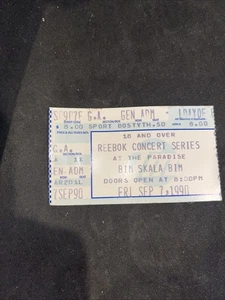 Bim Skala Bim Konzert Ticket Stub 7. September 1990 9:30 Paradise Night Boston, MA - Bild 1 von 2