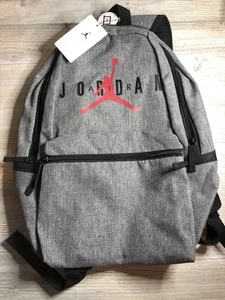 Nike Air Jordan Jumpman Carbon Heather School Backpack 13” Sleeve Size Large - Picture 1 of 11