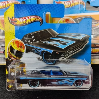 RUOTE CALDE '69 CHEVROLET CHEVELLE SS HW SHOWROOM 2013 X1789 CORTO 1:64 - Immagine 1 di 4