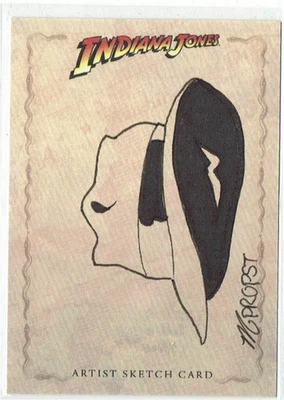 Indiana Jones Heritage Topps 2008 Sketch Card 1/1 Artist Mark Propst - Image 1 of 4