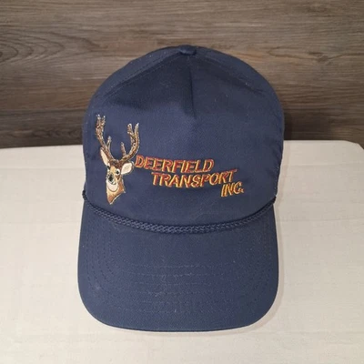 Sombrero de cuerda de camionero con correa Deerfield Transport Deerfield Wisconsin Foto 1 de 4