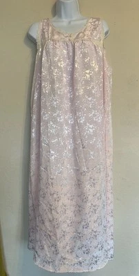 Vestido Babydoll Vintage Años 70 Colección Dinastía Satinado Midi Sin Mangas L Rosa Coqueta Foto 1 de 4