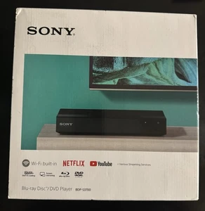 Sony Blu-Ray / DVD Player BDP-S3700 Streaming Wireless LAN Built-In Remote New - Picture 1 of 2