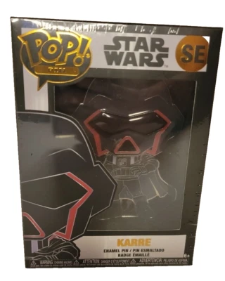 Funko POP! Star Wars Karre Enamel Pin w/ Removable Stand - SE - Disney - NEW - Image 1 of 2