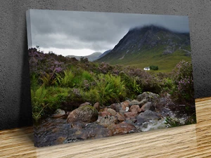 Buachaille Etive Mòr, in Glencoe montierter Leinwanddruck fertig zum Aufhängen - Bild 1 von 7