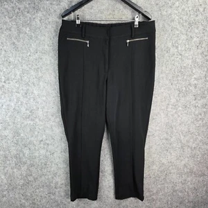 Basque Pants Womens 16 Black Dress Pants Work Business Office NEW 12063 - Picture 1 of 17