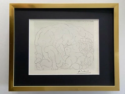 Pablo Picasso | Litografía firmada vintage 1956 | Mate a 11x14 | Ltd. Edición Foto 1 de 4