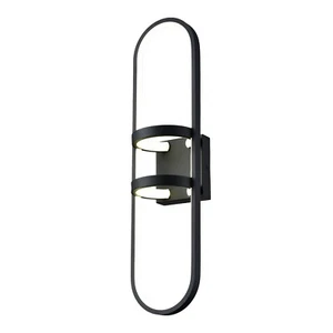 Black LED Wall Sconce Modern Wall Light Indoor - Picture 1 of 10