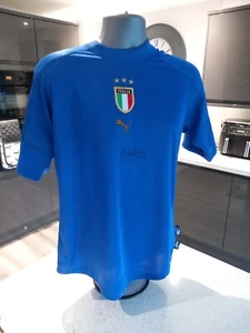 Franco Baresi signiertes italienisches internationales Italienhemd Erwachsene Puma 34/36 mit Qualitätssicherung - Bild 1 von 6