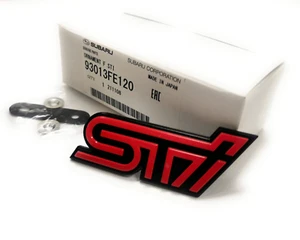93013FE120 Insignia emblema parrilla delantera genuina para Subaru Impreza STi WRX 04-05 - Imagen 1 de 6