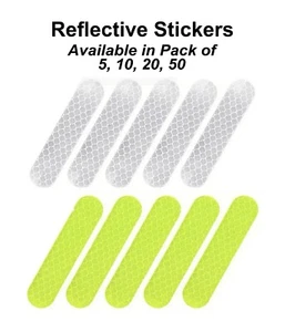 Hi Viz / Reflective Safety Stickers - Cycling, Bike, Horse Riding, Child Safety - Picture 1 of 18