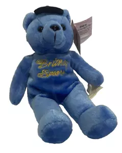 Britney Spears Limited Edition Plush Blue Bear #3 1999 w/ Tags - Picture 1 of 9