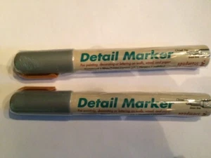 2 Rubber Stampede Detail Marker, Metallic Silver, NOS   D1 - Picture 1 of 1
