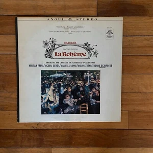 Puccini La Boheme Highlights Vinyl LP Angel Stereo 36199 - Picture 1 of 4